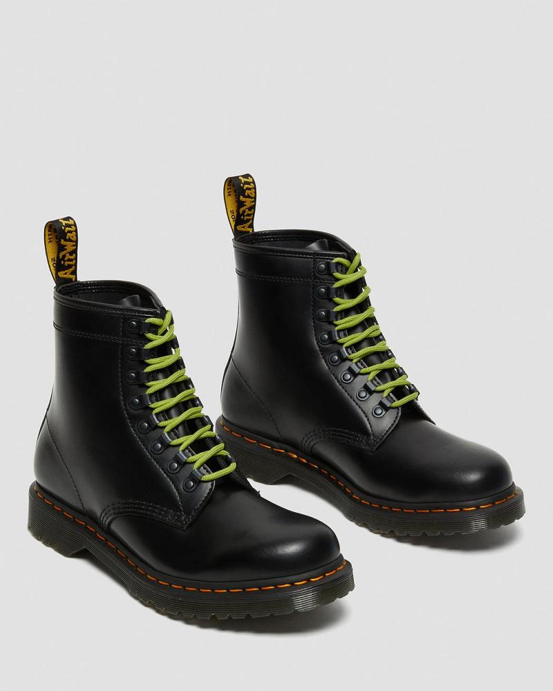 Men's Dr Martens 1460 Ben Smooth Leather Lace Up Boots Black | AU 501YXF